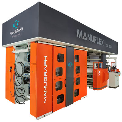 8 Colour Gearless C.I.Flexo Printing Press
